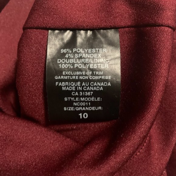 💥2/$30 Bianca Nygard 🇨🇦 Jewel Tone Knit Dress sz10 - Picture 12 of 13